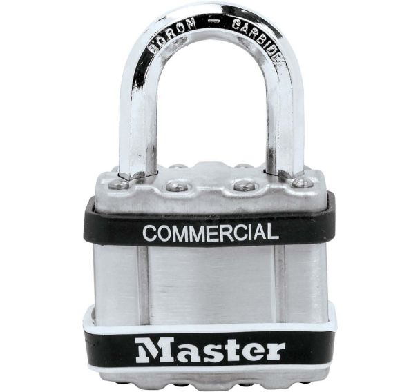 Cadenas à clés en acier laminé protection Inox - Master Lock