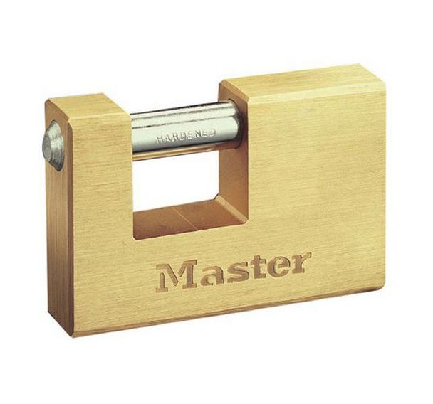 Cadenas à clés en laiton rectangulaire 607EURDCC Master Lock