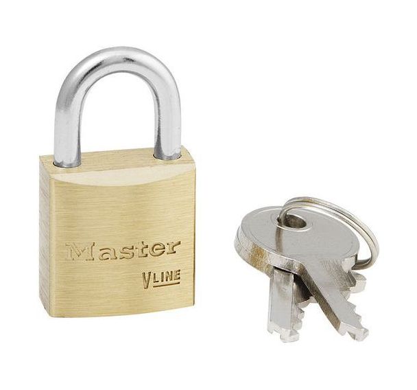 Cadenas à clés s'entrouvant en laiton - Master Lock