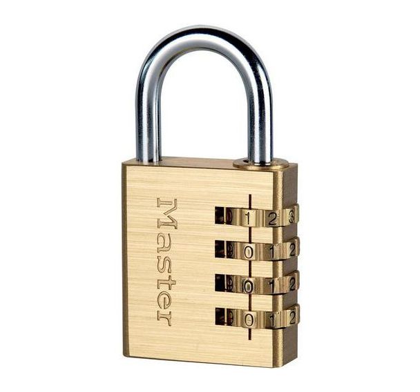 Cadenas à combinaison finition laiton - Master Lock