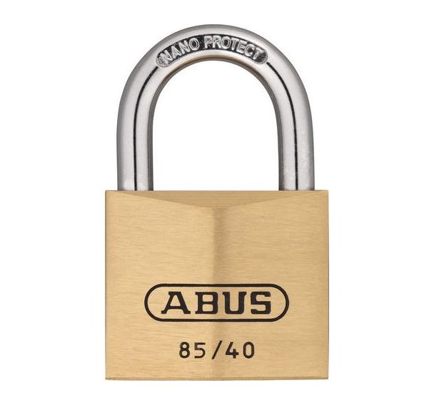 Cadenas de sécurité Abus série 85 pour clé passe - 40mm - varié - 2 clés