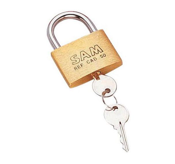 Cadenas en laiton, Anse Ø : 6 mm
