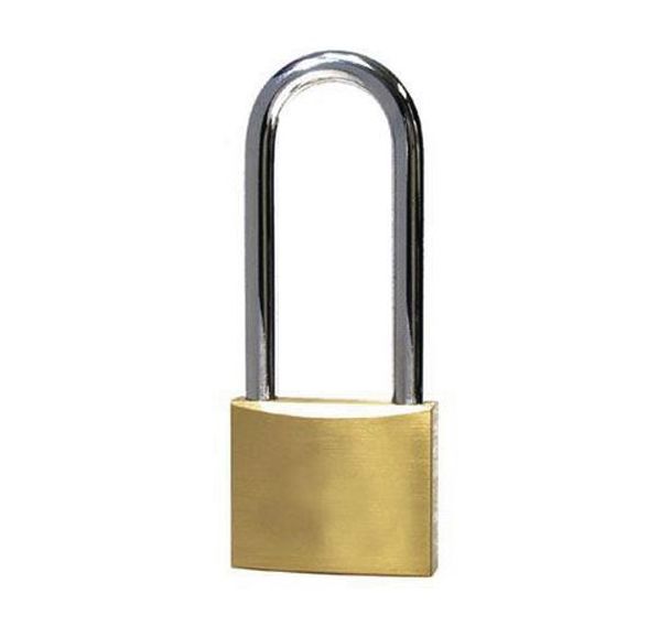 Cadenas à clé varié en laiton - Anse haute - Ironmongery