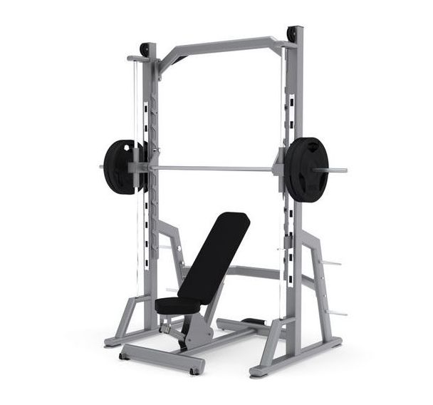 Cadre Guide avec Contre Poids LAROQ Tannac 200kg pour disqu.olymp.51mm