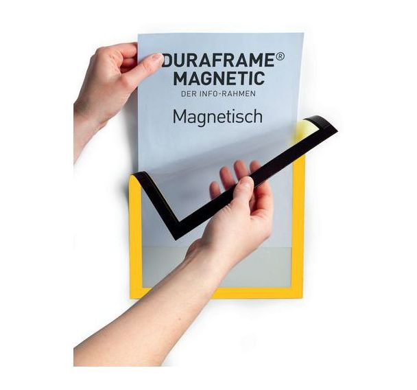 Cadre affichage Duraframe® Magnétic A4 - Lot de 5 - Durable