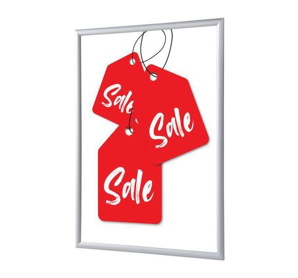 Cadre complet Clic-clac Vente - Anglais - Showdown Displays