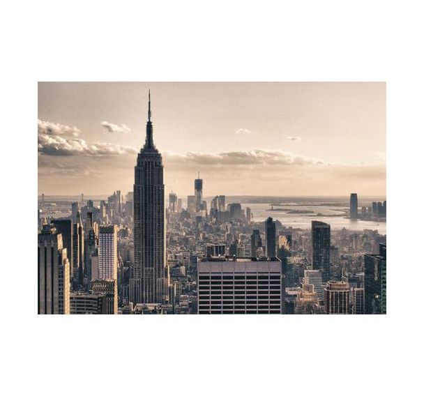 Cadre de décoration H65 x L 98 cm New York en hiver
