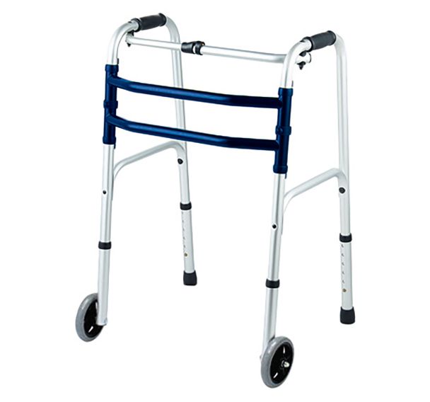 Cadre de marche pliant 2 roues
