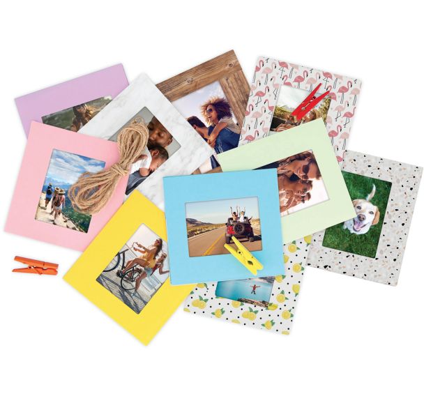 Cadres papier photo Do It Yourself format mini Lensy