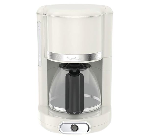 Cafetière filtre 10-15 tasses Ivoire - FG381A10 - 1000W - Moulinex