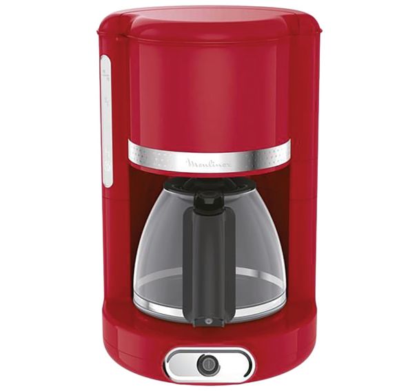 Cafetière filtre 10-15 tasses Rouge - Soleil - FG381510 - 1000 W - Moulinex