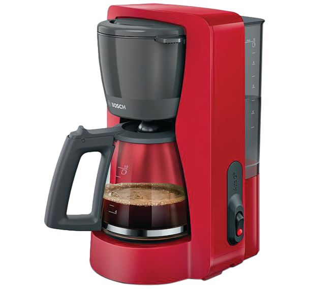 Cafetière filtre 10/15 tasses Rouge Mat - MyMoment - TKA2M114 - 1200 W - Bosch