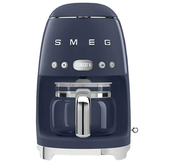 Cafetière filtre 10 tasses programmable Bleu Navy DCF02NBEU 1050W Smeg