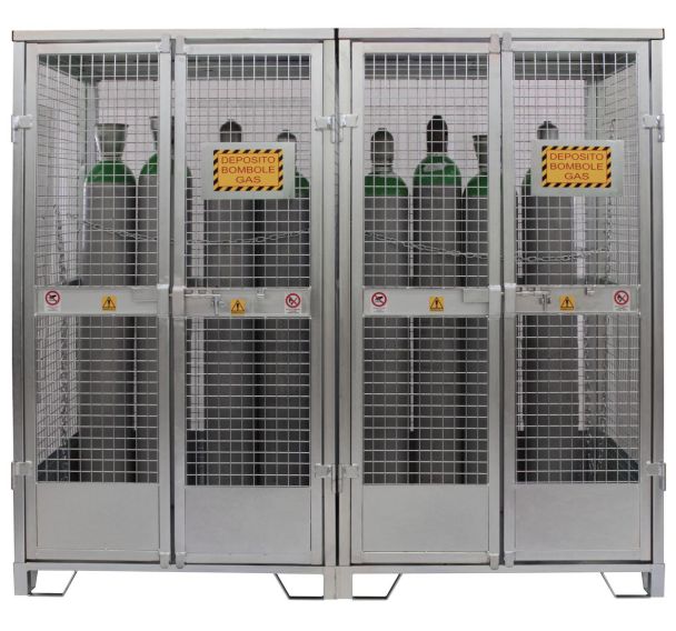 Cage pour bouteilles de gaz  Sall Acier