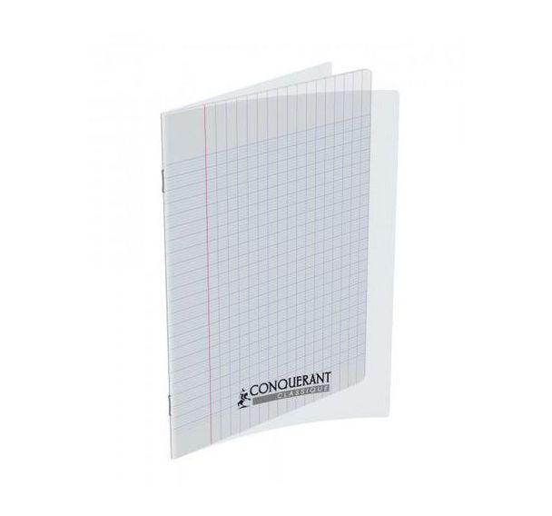 Cahier 70g 192 pages seyes 17 x 22 cm Polypropylène - Incolore