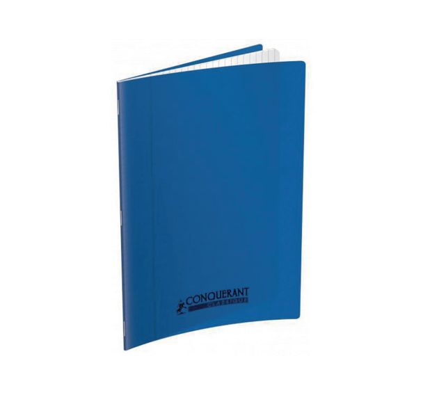 Cahier 140 pages agrafées 90g A4 grands carreaux seyès - Conquerant