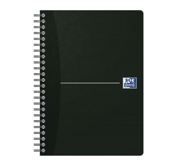 Cahier Office Integrale 148x210 180p 90g q5/5 noir - Oxford