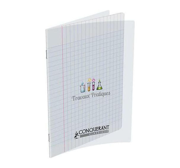 Cahier TP piqûre 64 pages polypropylène 17x22 cm 90 g