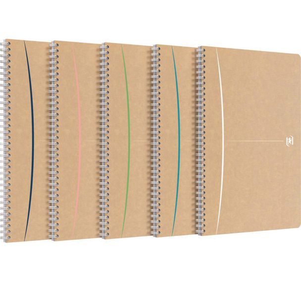 Cahier Touareg 210x297 100p 90g recycle Q5/5 assorti - Oxford