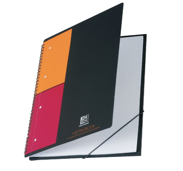 Cahier à spirales Oxford Meetingbook - Format A4