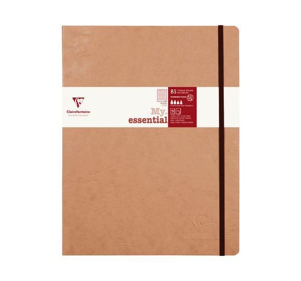 Cahier brochure cousue age bag B5 ligné 192 pages - Clairefontaine