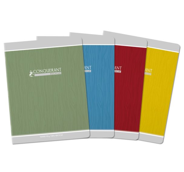Cahier carte papier 100% recyclé 17x22 cm 90g 48 p seyes