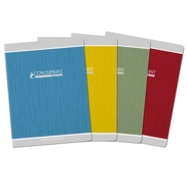Cahier carte papier 100% recyclé 17x22 cm 90g 96 p seyes