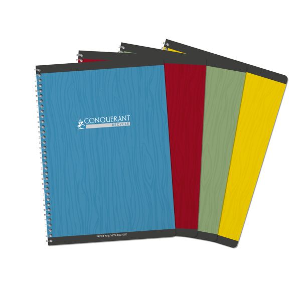 Cahier carte papier 100% recyclé 21x29.7 cm 70g 180 p