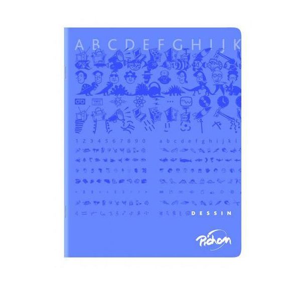 Cahier dessin albums maternelle 17 x 22 cm 16 pages 90g uni NF 40