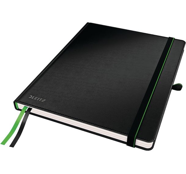 Cahier format IPad Complete - Ligné - Noir - Leitz - Lot de 6