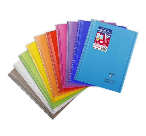 Cahier intégral enveloppante koverbook 24x32cm - Clairefontaine