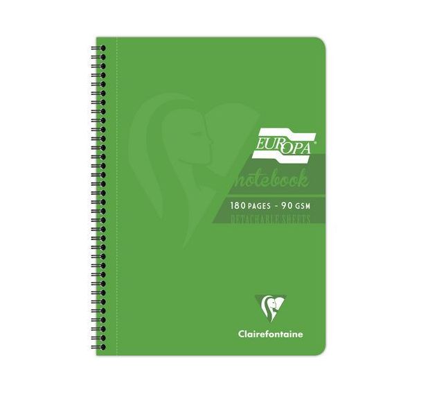 Cahier intégral europa A4 ligné + marge 180 pages- Clairefontaine