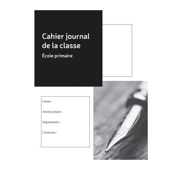 Cahier journal de classe de 96 pages