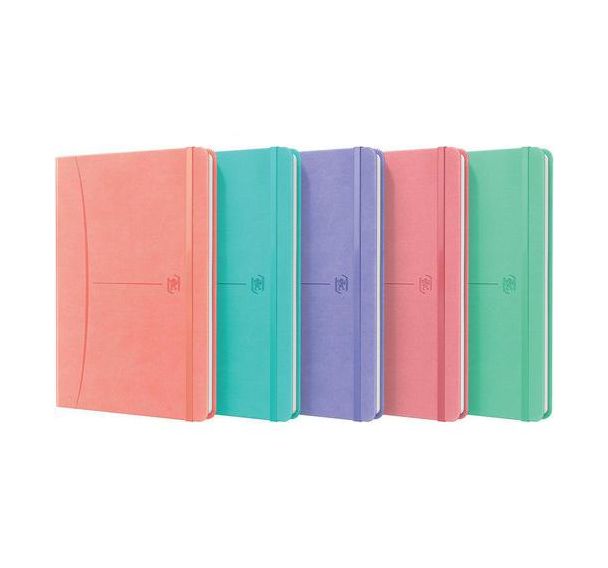 Cahier oxford-signature A5 160p 90g Q5 pastel - Oxford