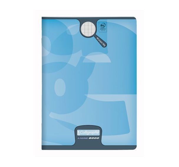 Cahier piqué 8000 CARTE 21x29,7cm 96p - Calligraphe
