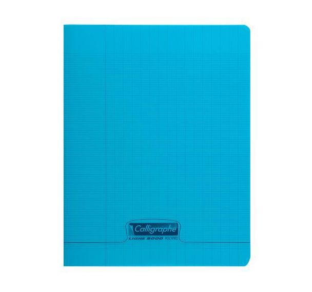Cahier piqué 8000 polypro 17x22 cm Seyès 32p - Calligraphe