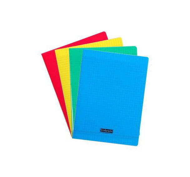 Cahier piqué 8000 polypro 21x29,7cm Seyès 48p - Calligraphe