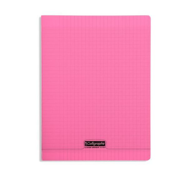 Cahier piqué 8000 polypro 24x32 cm Seyès 192p - Calligraphe