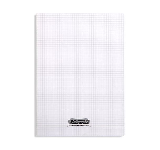 Cahier piqué 8000 polypro A4 5/5 96p - Calligraphe