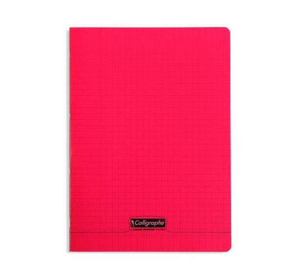 Cahier piqué 8000 polypro A4 Seyès 140p - Calligraphe