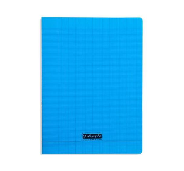 Cahier piqué 8000 polypro A4 Seyès 192p - Calligraphe