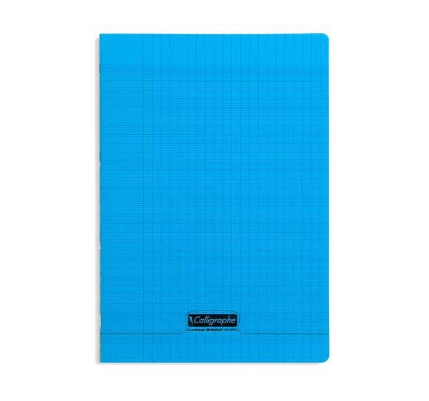 Cahier piqué 8000 polypro A4 Seyès 96p - Calligraphe