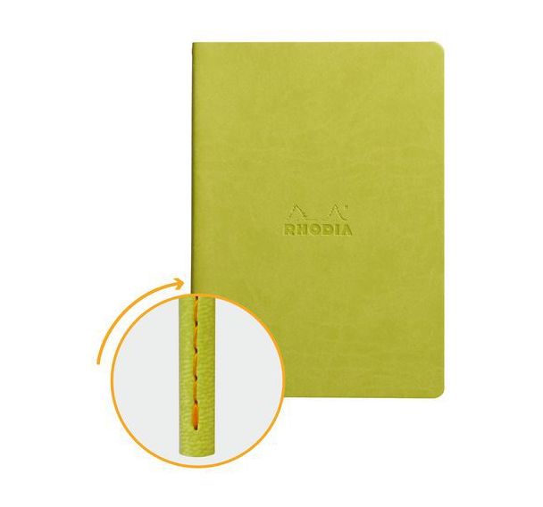 Cahier piqué textile A5 dot - Rhodia