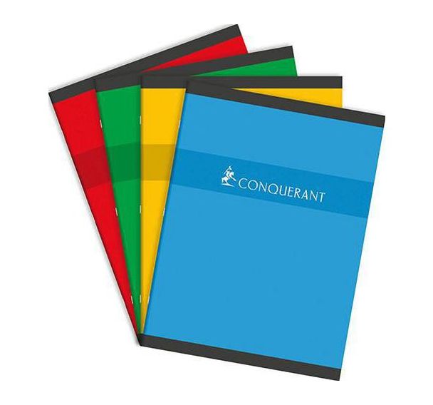 Cahier piqûre étudiant 24x32 cm 48 pages uni 70g