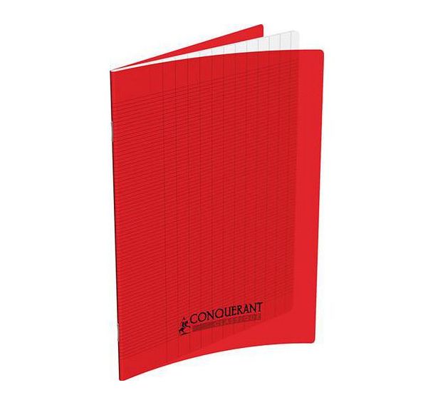 Cahier polypropylène 90g 32 pages seyes 17x22 cm - Conquerant