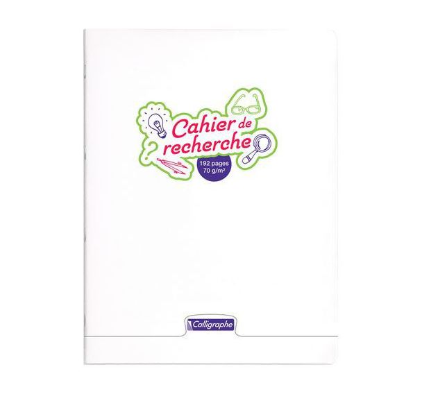 Cahier recherche polypro 24x32 192p uni 70g