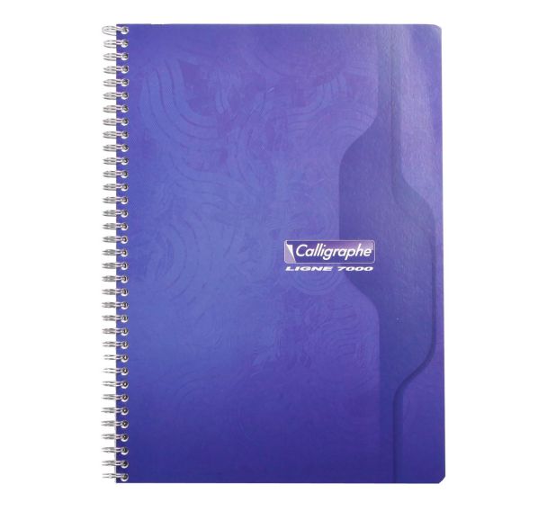 Cahier reliure hélicoïdale A4 100 pages 5x5 70g