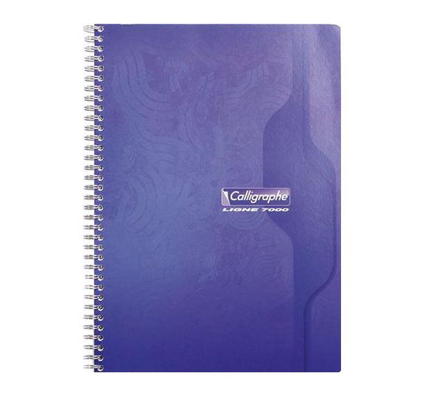 Cahier reliure hélicoïdale A4 100 pages seyes 70g
