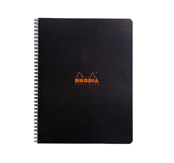 Cahier reliure intégrable petits carreaux, marge, cadre - Rhodia