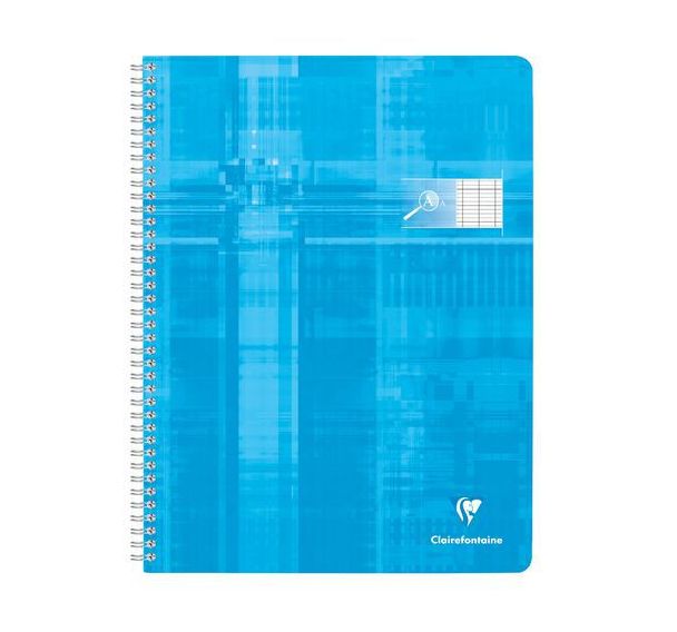 Cahier reliure intégrale déficients visuels - Clairefontaine